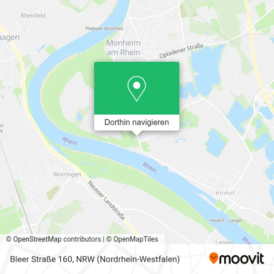 Bleer Straße 160 Karte