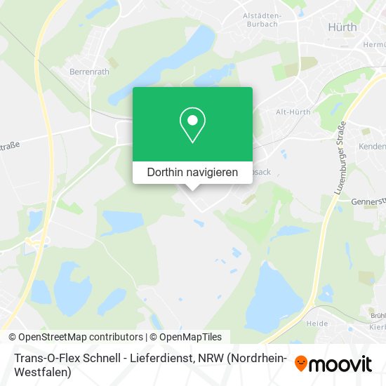 Trans-O-Flex Schnell - Lieferdienst Karte