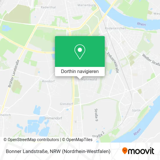 Bonner Landstraße Karte