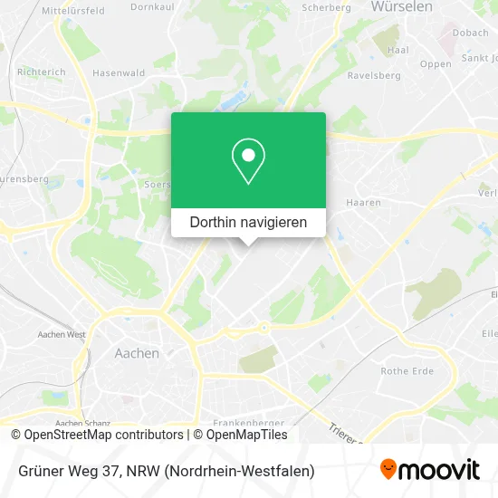 Grüner Weg 37 Karte