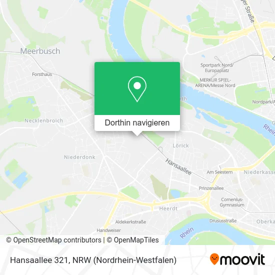 Hansaallee 321 Karte