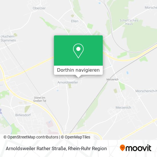 Arnoldsweiler Rather Straße Karte
