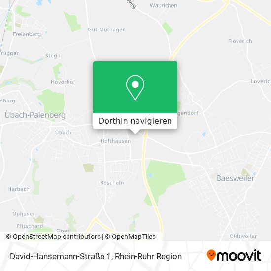 David-Hansemann-Straße 1 Karte