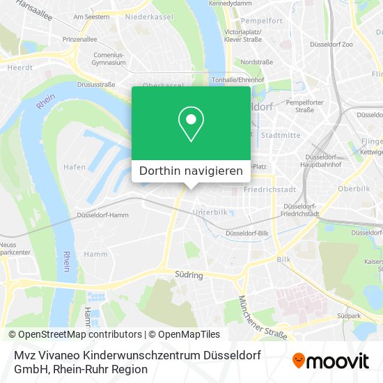 Mvz Vivaneo Kinderwunschzentrum Düsseldorf GmbH Karte