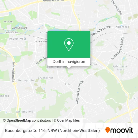Busenbergstraße 116 Karte