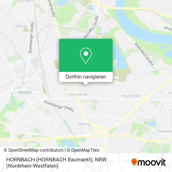 HORNBACH (HORNBACH Baumarkt) Karte