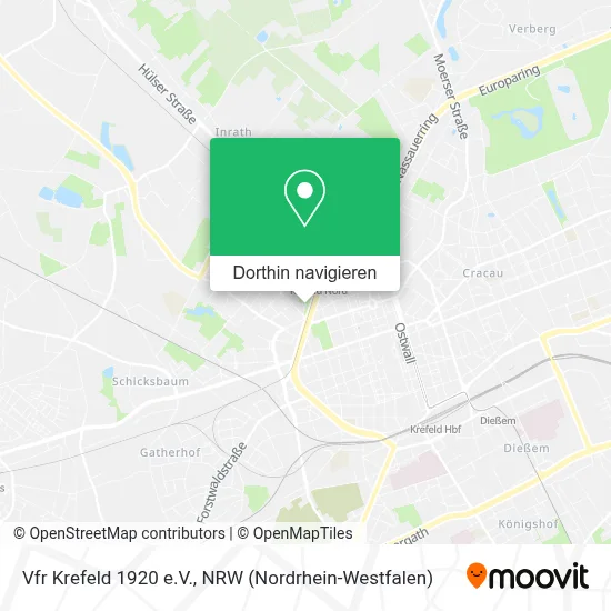 Vfr Krefeld 1920 e.V. Karte