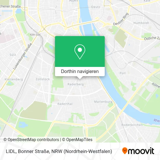 LIDL, Bonner Straße Karte