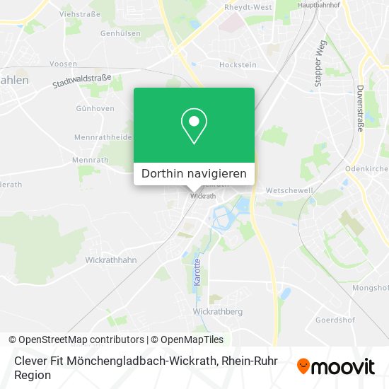 Clever Fit Mönchengladbach-Wickrath Karte