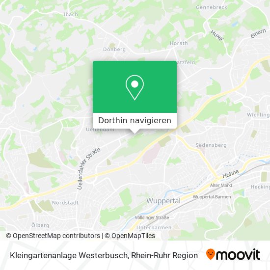 Kleingartenanlage Westerbusch Karte