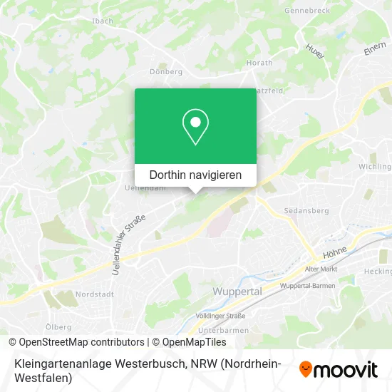 Kleingartenanlage Westerbusch Karte