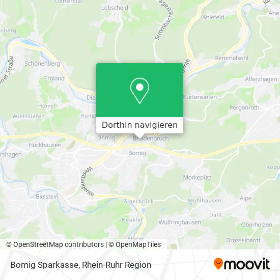 Bomig Sparkasse Karte