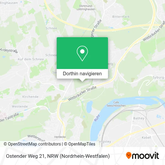 Ostender Weg 21 Karte