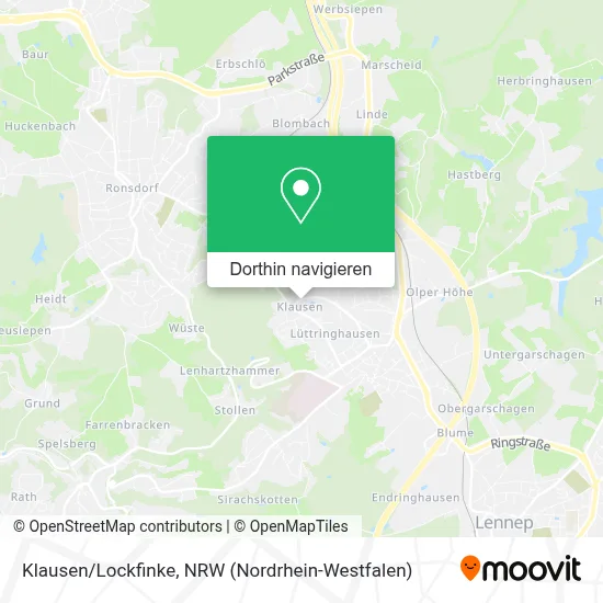 Klausen/Lockfinke Karte