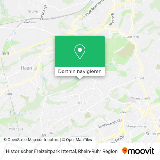 Historischer Freizeitpark Ittertal Karte