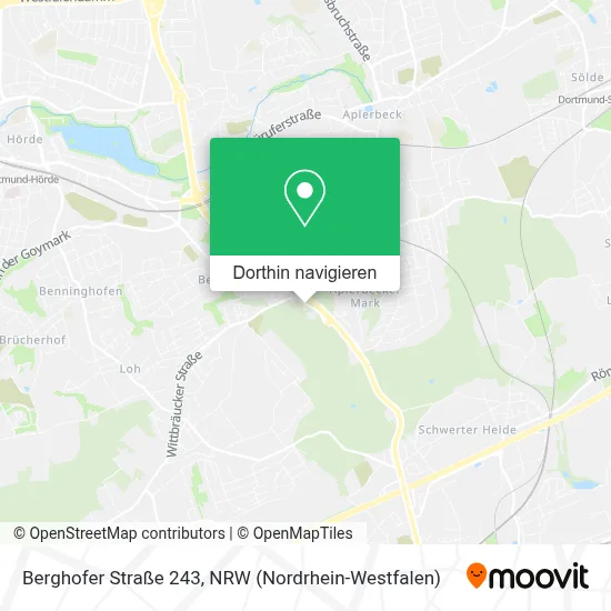Berghofer Straße 243 Karte