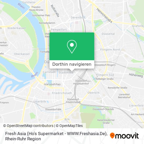 Fresh Asia (Ho's Supermarket - WWW.Freshasia.De) Karte