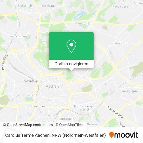 Carolus Terme Aachen Karte