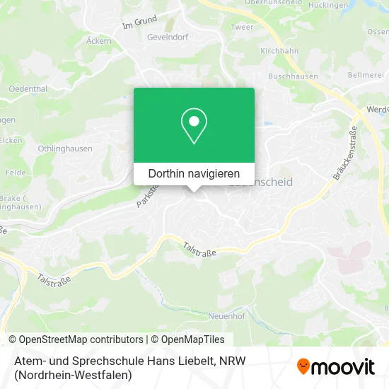 Atem- und Sprechschule Hans Liebelt Karte