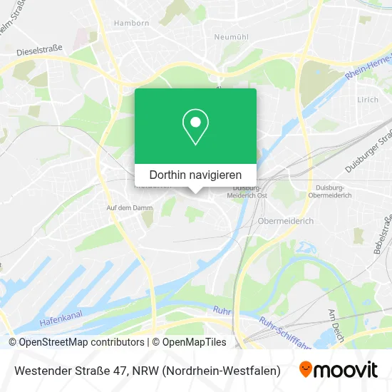 Westender Straße 47 Karte