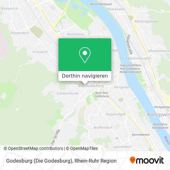 Godesburg (Die Godesburg) Karte