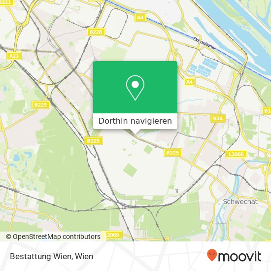 Bestattung Wien Karte