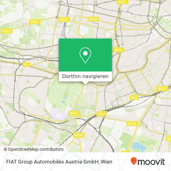 FIAT Group Automobiles Austria GmbH Karte