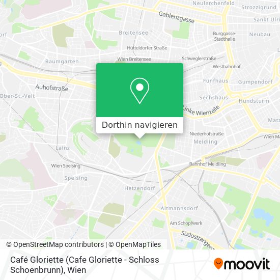Café Gloriette (Cafe Gloriette - Schloss Schoenbrunn) Karte