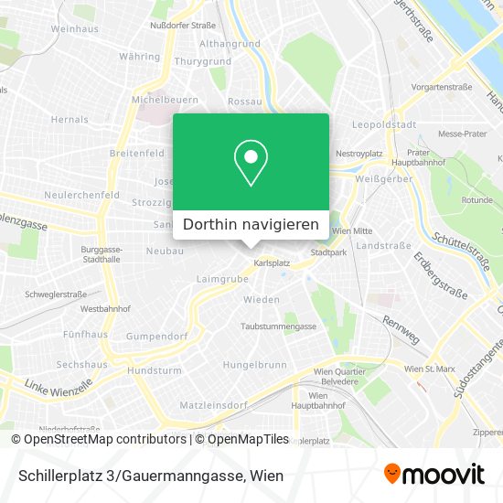 Schillerplatz 3/Gauermanngasse Karte
