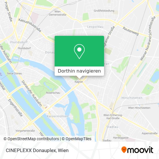 CINEPLEXX Donauplex Karte