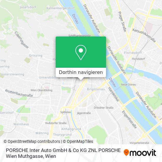 PORSCHE Inter Auto GmbH & Co KG ZNL PORSCHE Wien Muthgasse Karte