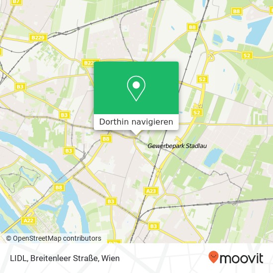 LIDL, Breitenleer Straße Karte