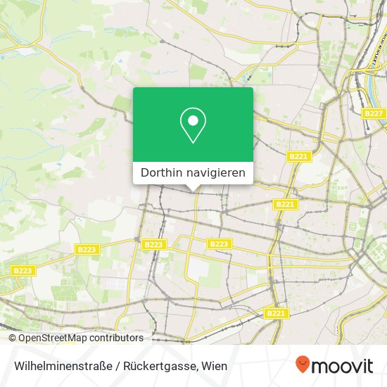 Wilhelminenstraße / Rückertgasse Karte