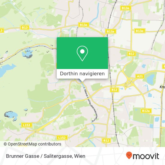 Brunner Gasse / Salitergasse Karte