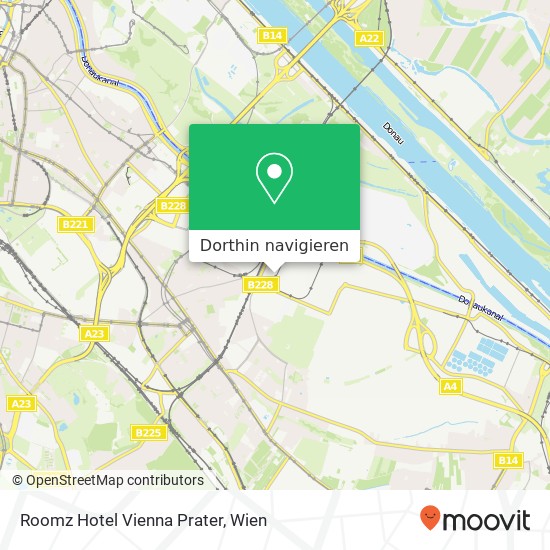 Roomz Hotel Vienna Prater Karte