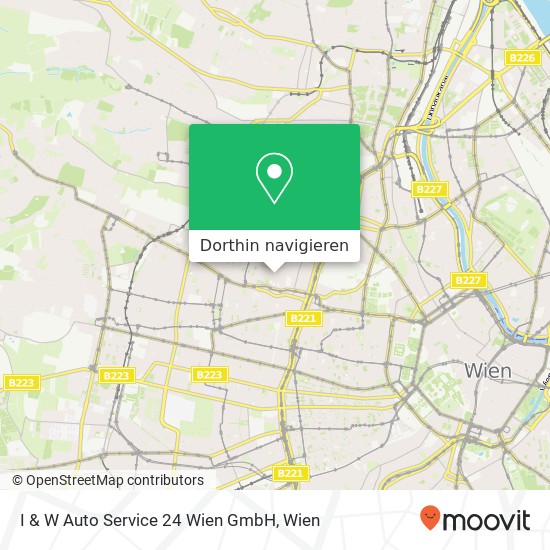 I & W Auto Service 24 Wien GmbH Karte