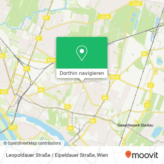 Leopoldauer Straße / Eipeldauer Straße Karte