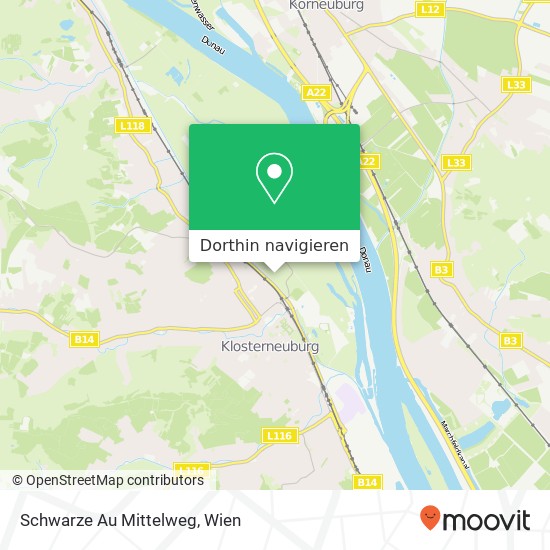 Schwarze Au Mittelweg Karte