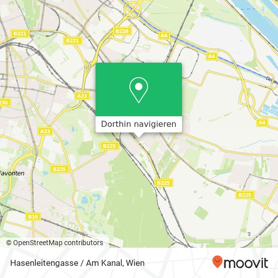 Hasenleitengasse / Am Kanal Karte