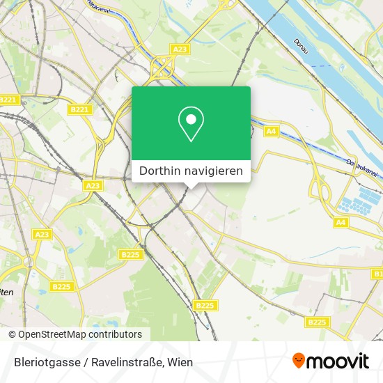 Bleriotgasse / Ravelinstraße Karte