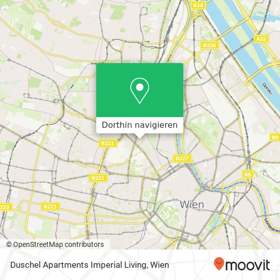 Duschel Apartments Imperial Living Karte