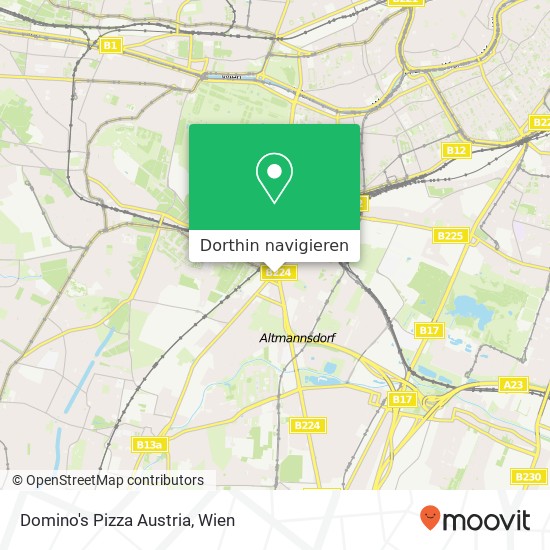 Domino's Pizza Austria Karte