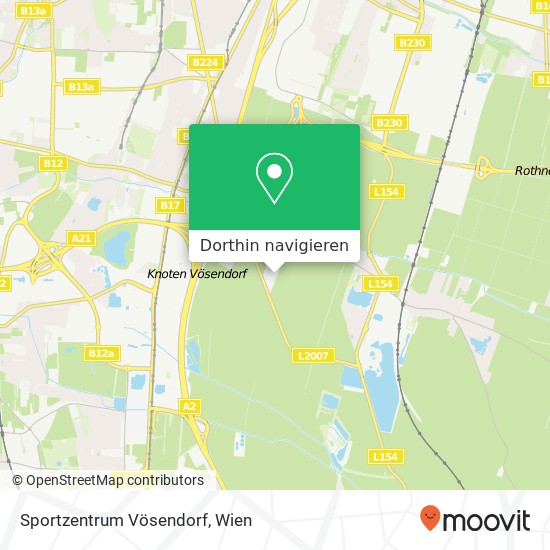 Sportzentrum Vösendorf Karte