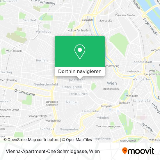 Vienna-Apartment-One Schmidgasse Karte
