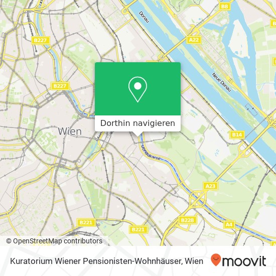 Kuratorium Wiener Pensionisten-Wohnhäuser Karte