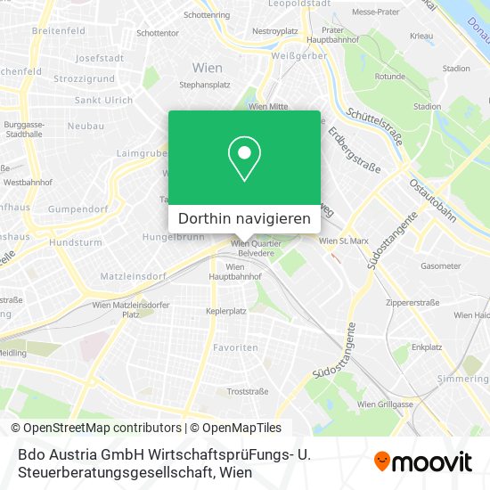 Bdo Austria GmbH WirtschaftsprüFungs- U. Steuerberatungsgesellschaft Karte