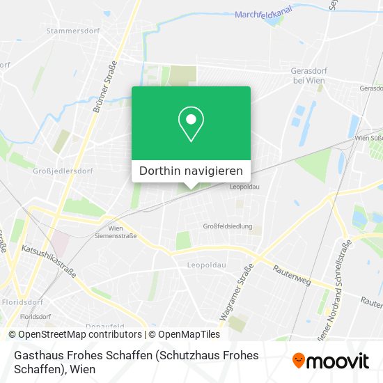 Gasthaus Frohes Schaffen (Schutzhaus Frohes Schaffen) Karte