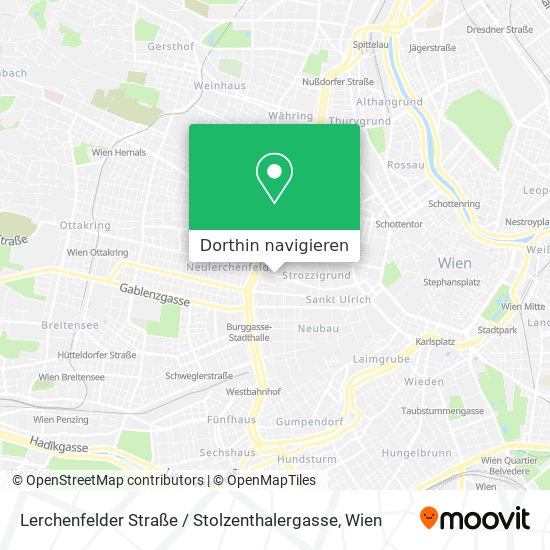Lerchenfelder Straße / Stolzenthalergasse Karte