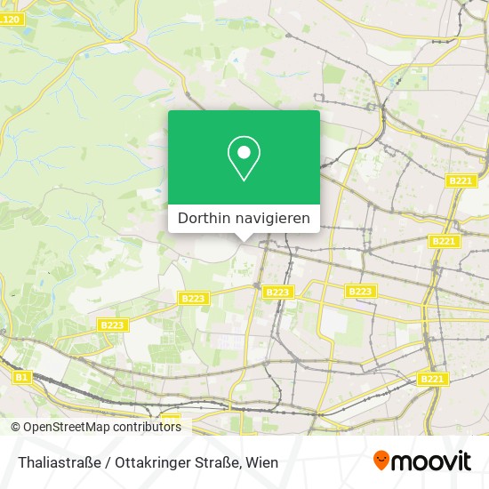 Thaliastraße / Ottakringer Straße Karte