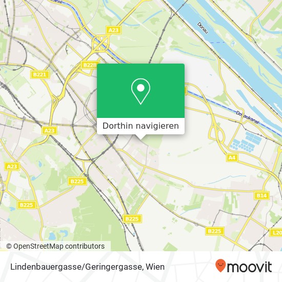 Lindenbauergasse/Geringergasse Karte